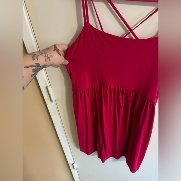 Old Navy Hot Pink Short Dress Size XL - Picture 2 of 9